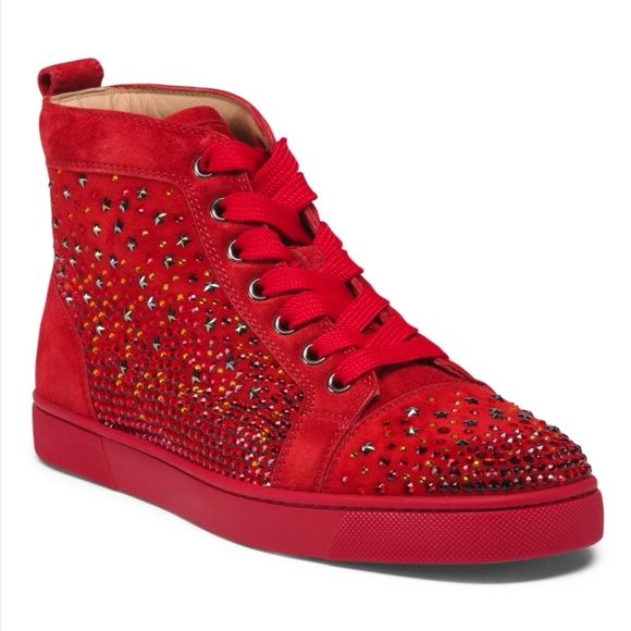 louboutin crystal sneakers